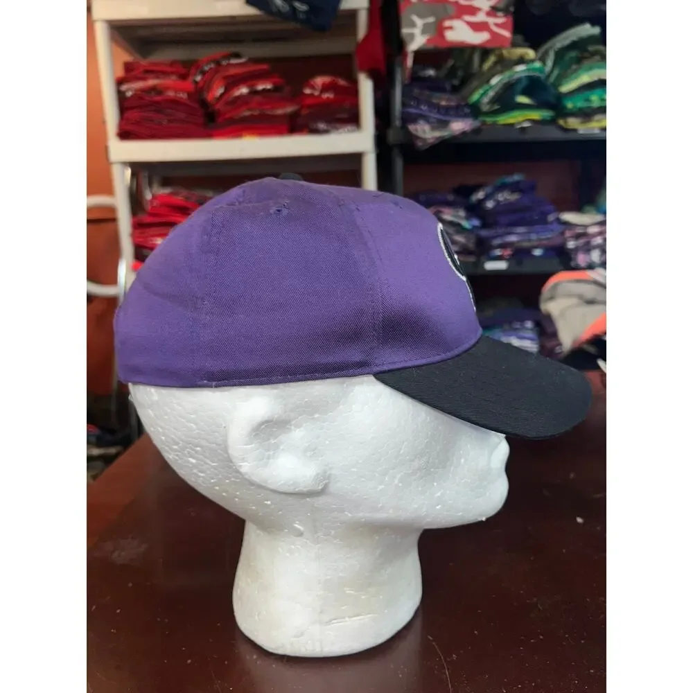Colorado Rockies New Era Hat Genuine MLB Purple Logo Baseball Cap Snapback VTG